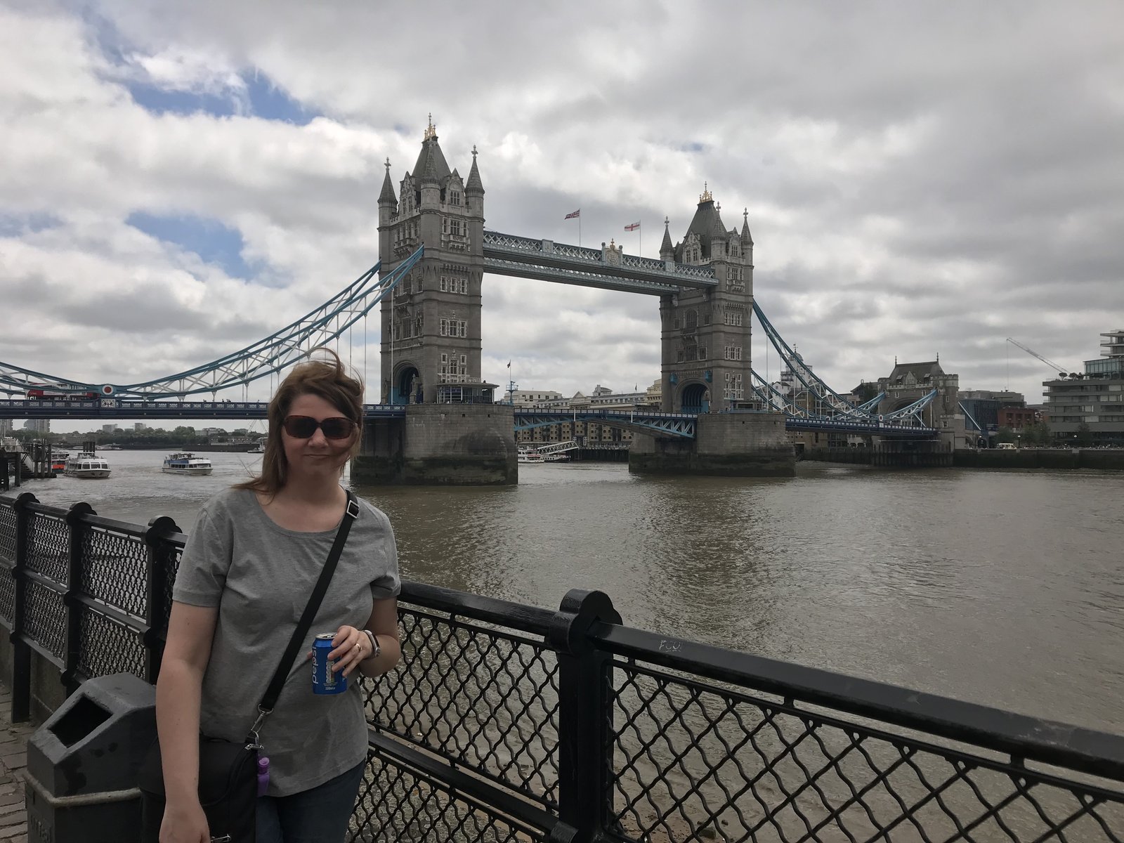 Tower Bridge spanning the River Thames in London
