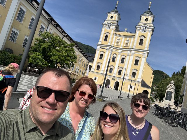 Angela's travel memory in Mondsee, Austria