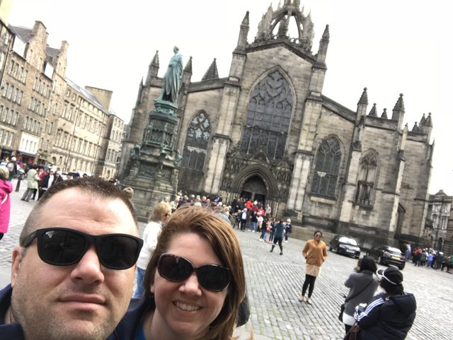 Angela's travel memory in Edinburgh, Scotland
