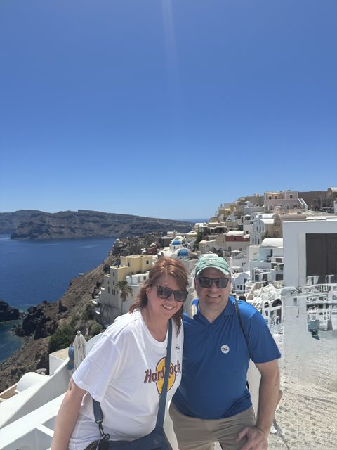 Angela's travel memory in Oia, Santorini, Greece
