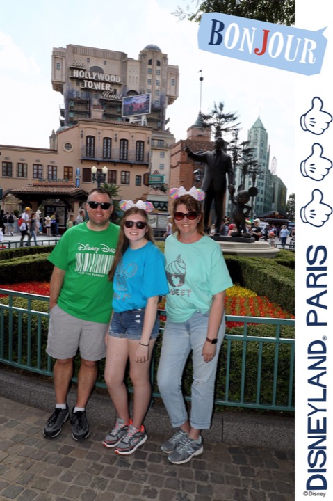 Angela's travel memory in Disneyland Paris, France