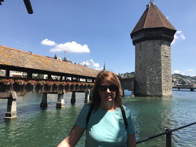 Angela's travel memory in Lucerne, Switzerland