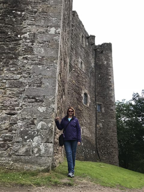 Angela's travel memory in Doune Castle, Doune, Scotland