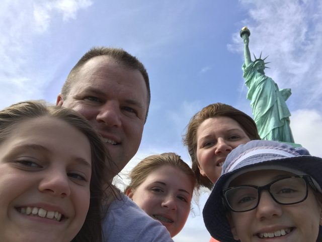 Angela's travel memory in Statue of Liberty, New York City, New York