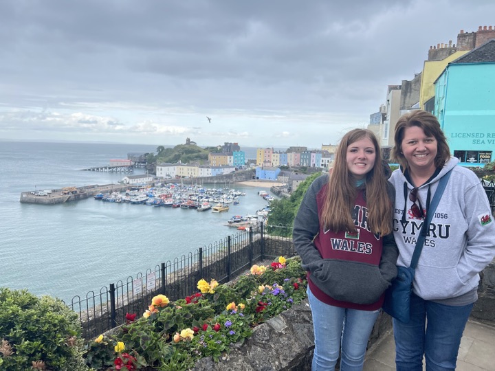 Angela's travel memory in Tenby, Wales