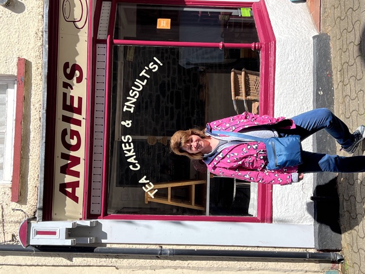 Angela's travel memory in Hay-on-Wye, Wales