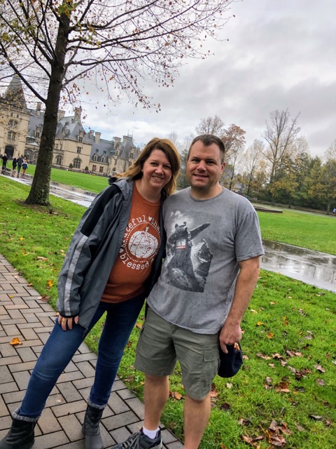 Angela's travel memory in Biltmore Estate, Asheville, North Carolina
