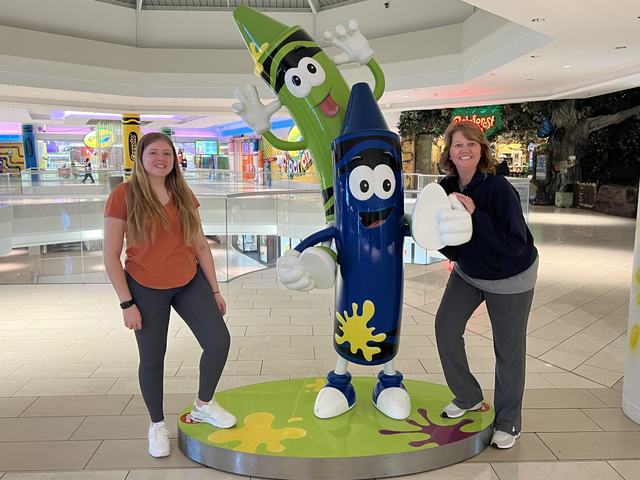 Angela's travel memory in Mall of America, Bloomington, Minnesota